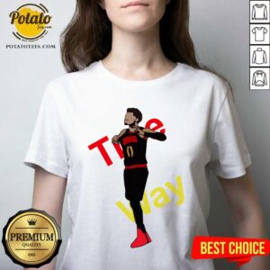 Alternative view of Trae Young Trae Way Nba Atlanta Hawks Shirt