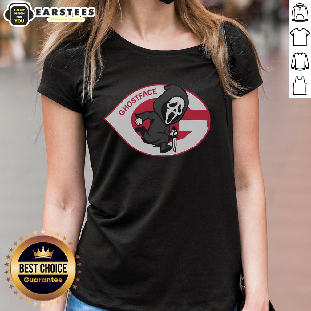 Good Runnin' Ghostface Cincinnati Reds T-Shirt - Image 3