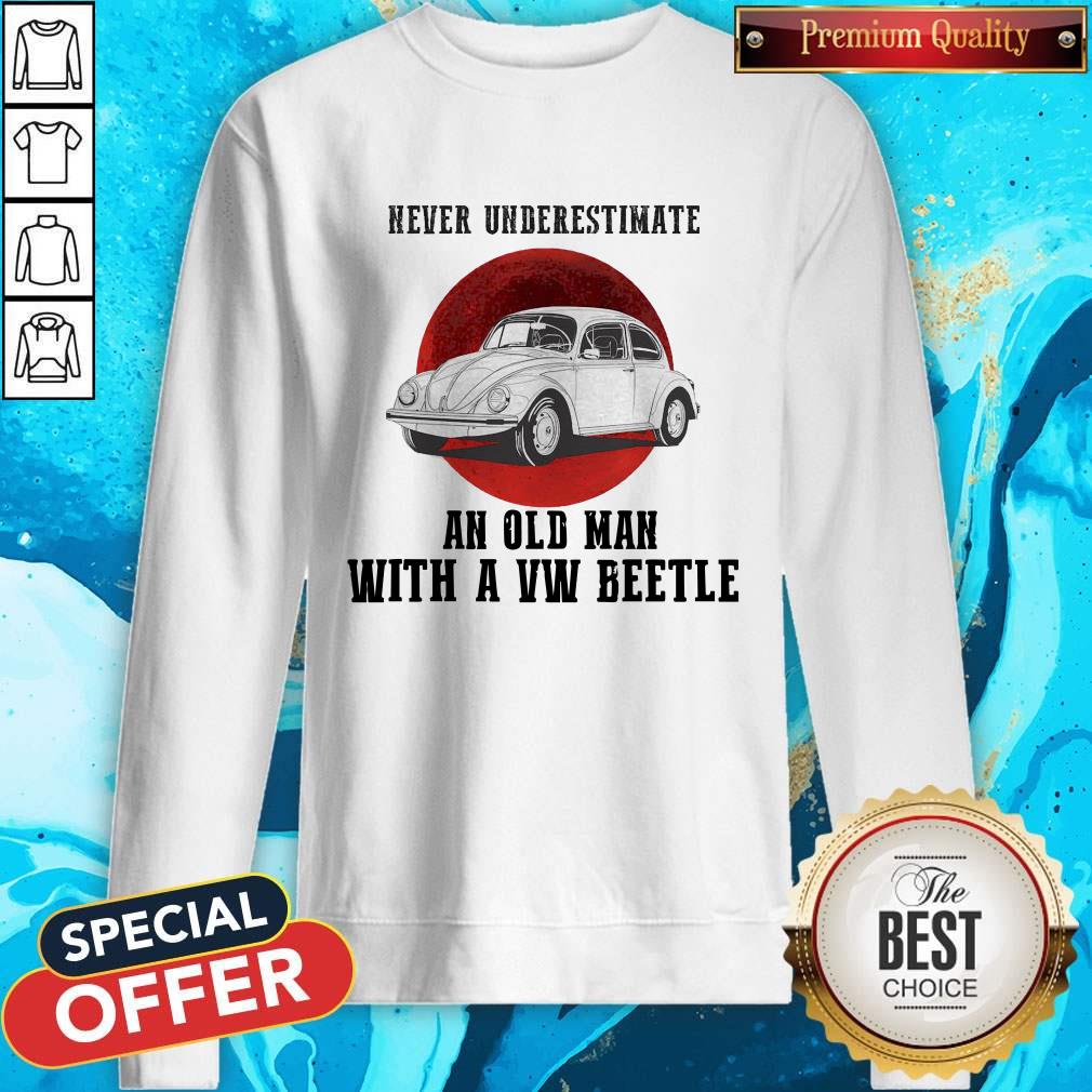 Never Underestimate An Old Man With A VW Beetle Shirt - Image 5