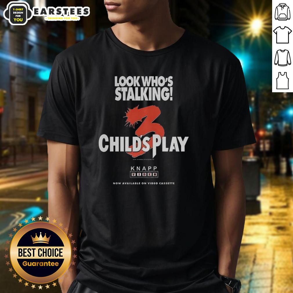 Official Chucky Child's Play 3 Look Who's Stalking Halloween Characters T-Shirt