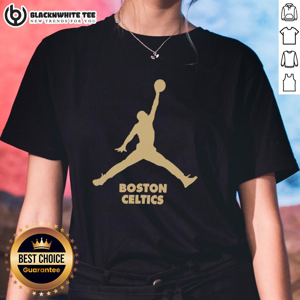 Nice Boston Celtics NBA Jordan Club Parody T-Shirt - Image 3