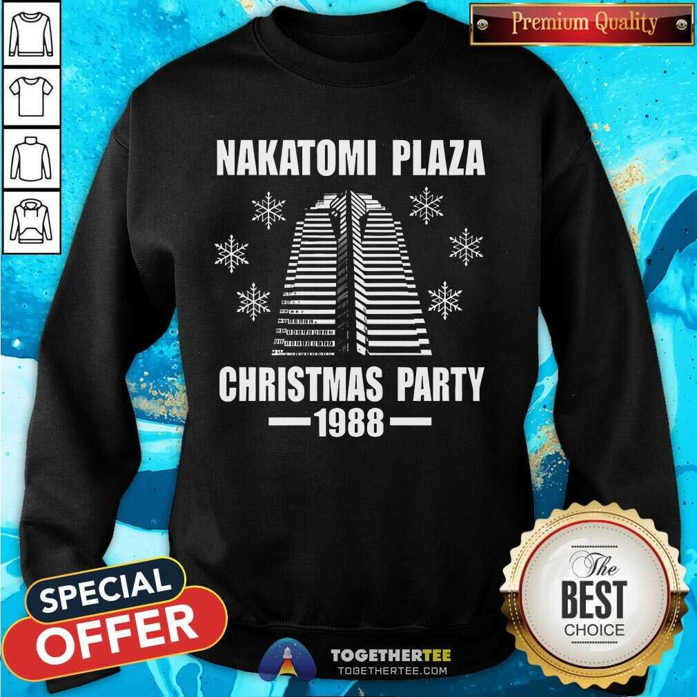 Hot Nakatomi Plaza Christmas Party 1988 T-Shirt - Image 4