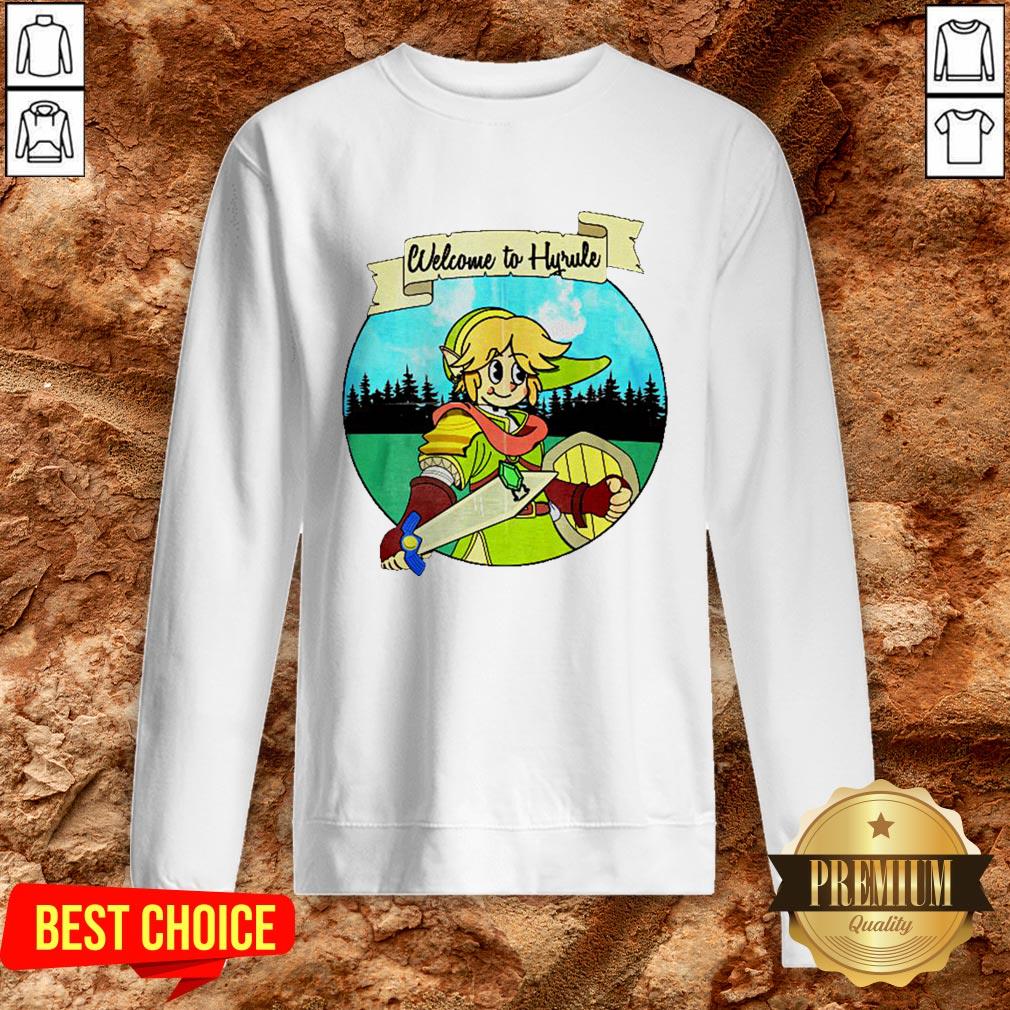 Top Welcome To Hyrule Cartoon Shirt - Image 4