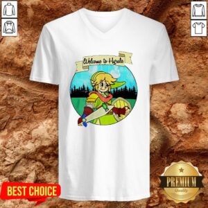 Alternative view of Top Welcome To Hyrule Cartoon Shirt