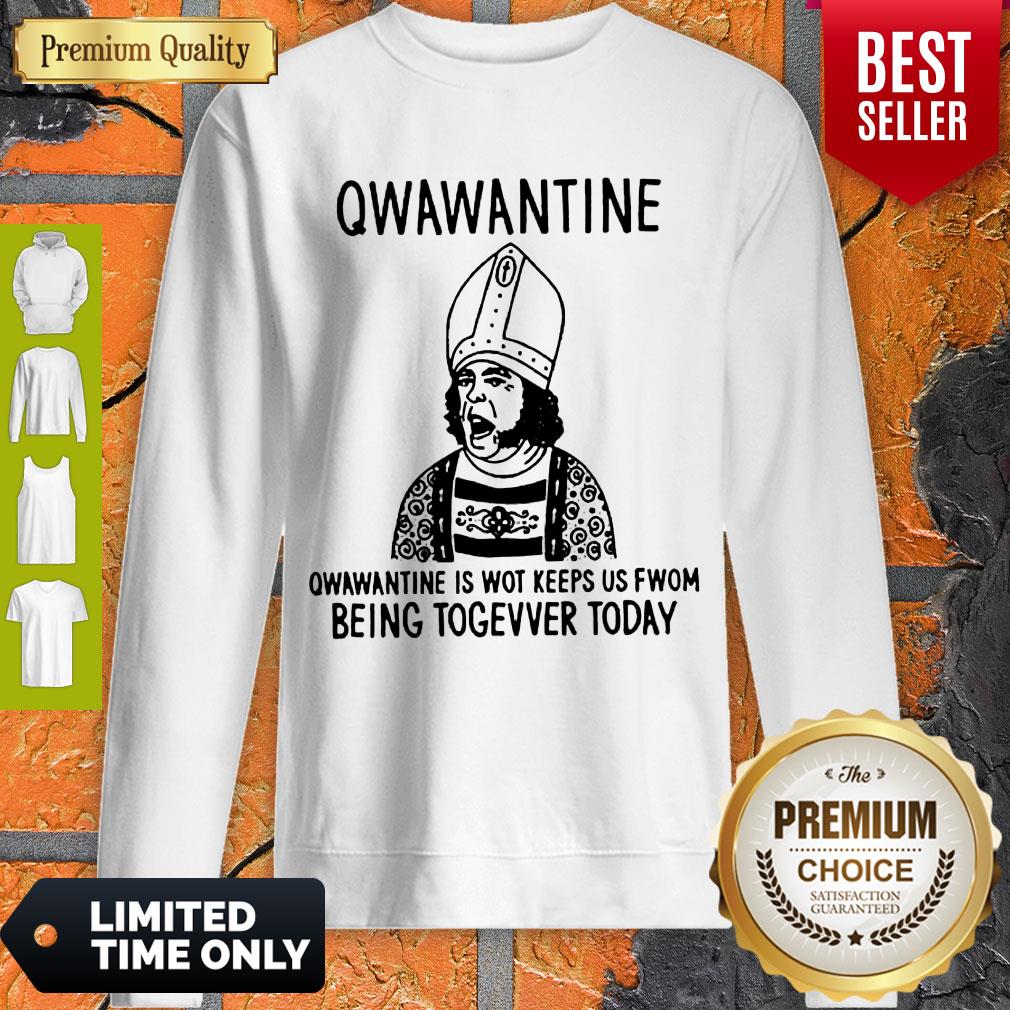 Marriage Quarantine Is Wot Keeps Us Fwom Being Togevver Today Shirt - Image 2