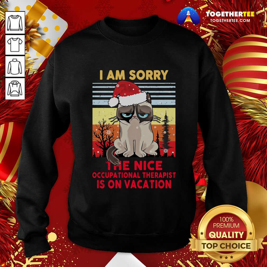 Nice I Am Sorry The Nice Occupational Therapist Is On Vacation Shirt - Image 4