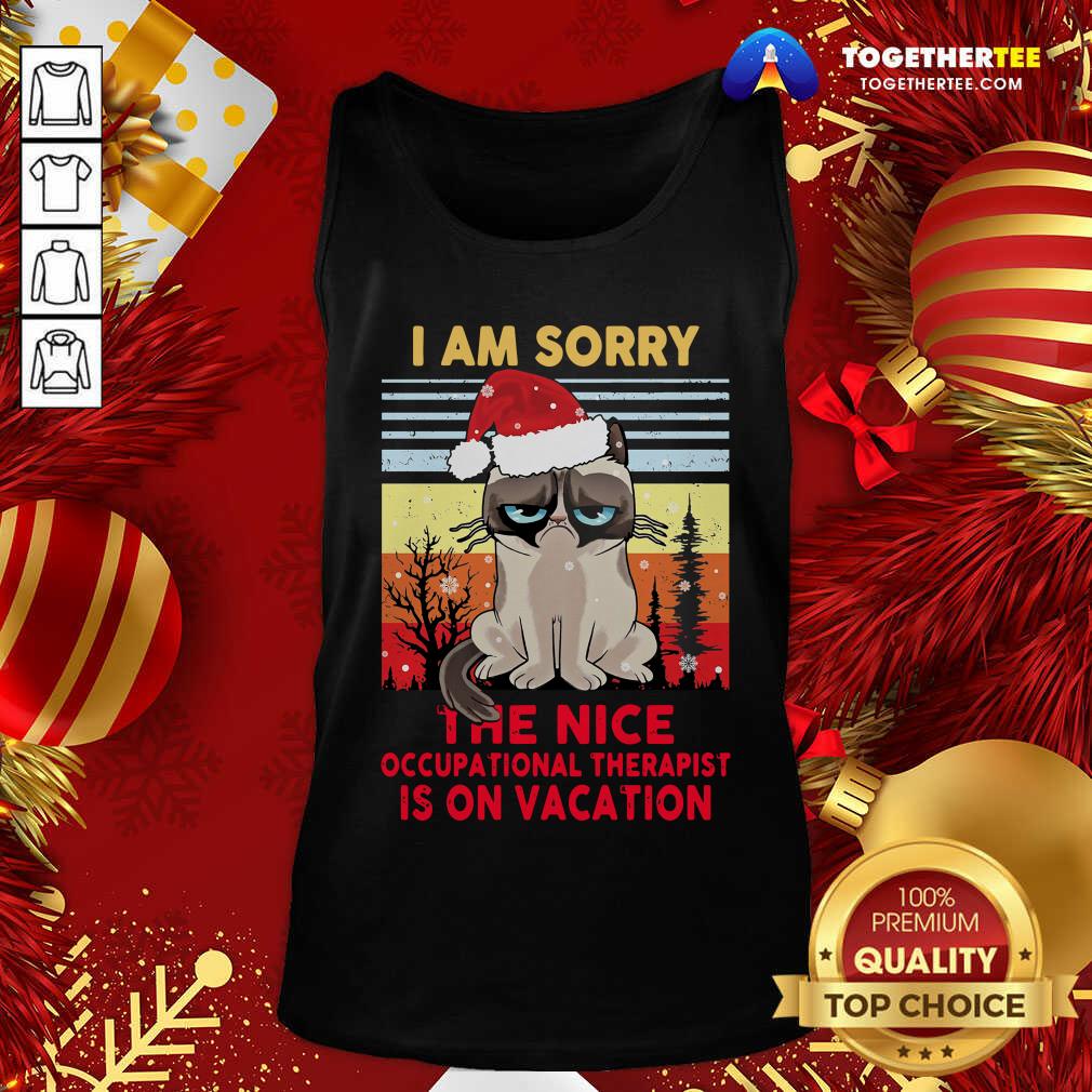 Nice I Am Sorry The Nice Occupational Therapist Is On Vacation Shirt - Image 3