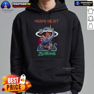 Alternative view of Premium Miami Heat Zootopia 2 T-Shirt