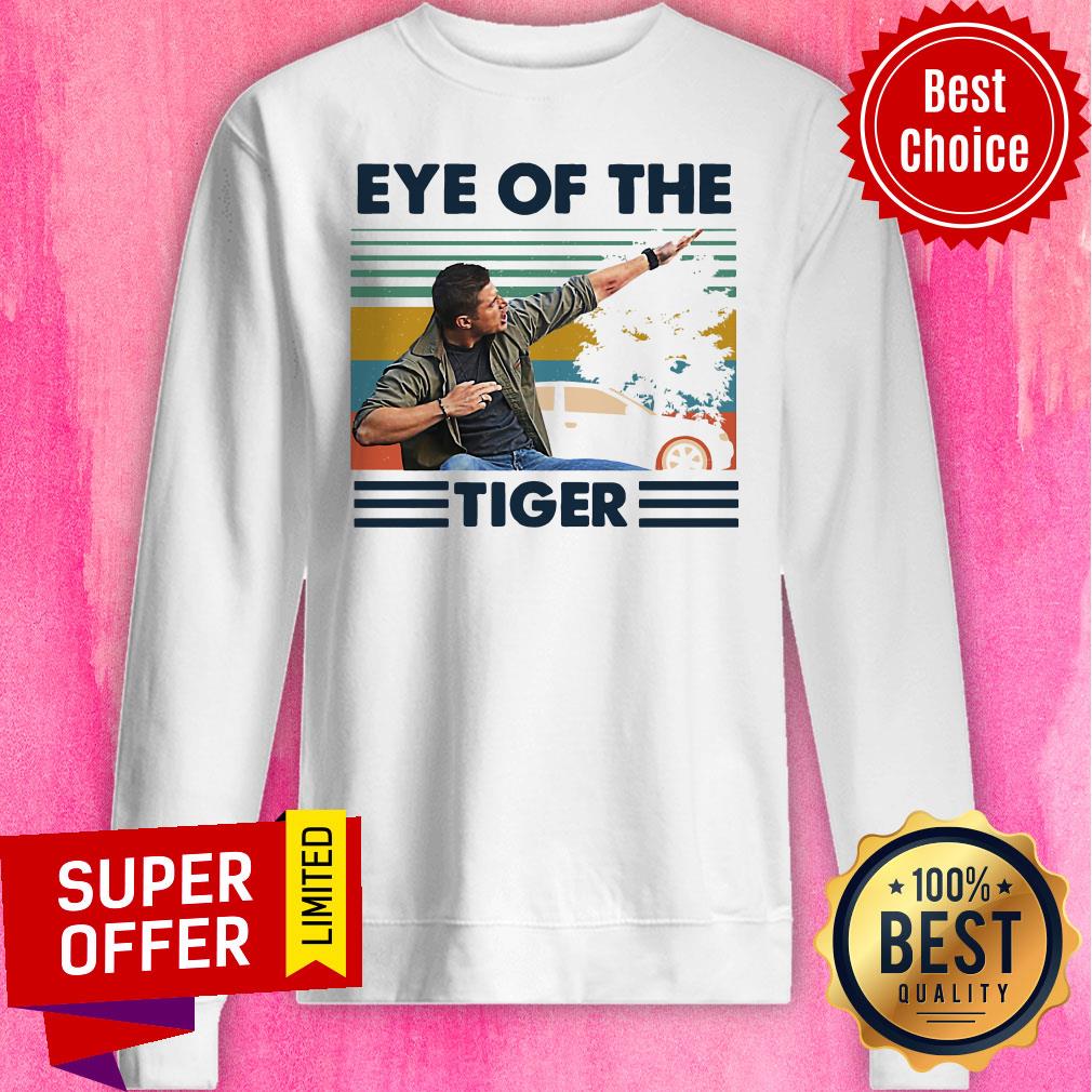Nice Dean Winchester Supernatural Eye of The Tiger Vintage Shirt - Image 2