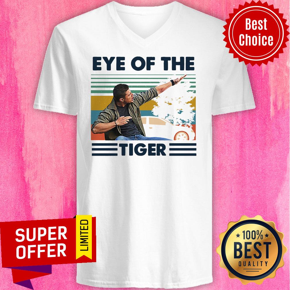 Nice Dean Winchester Supernatural Eye of The Tiger Vintage Shirt - Image 4
