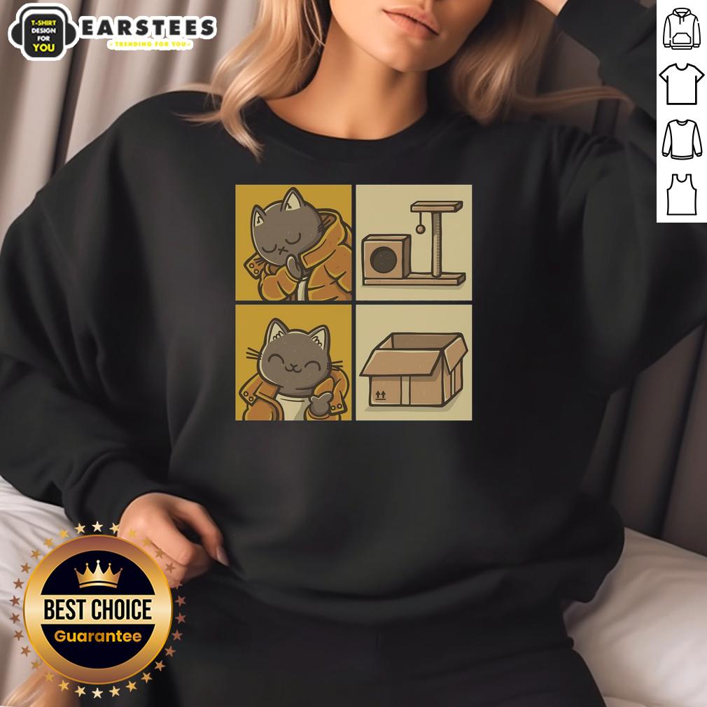 Awesome Meme Cat T-Shirt - Image 5