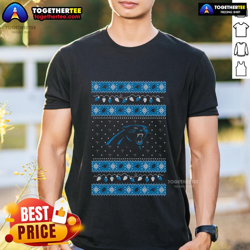Top Carolina Panthers Holiday Christmas T-Shirt