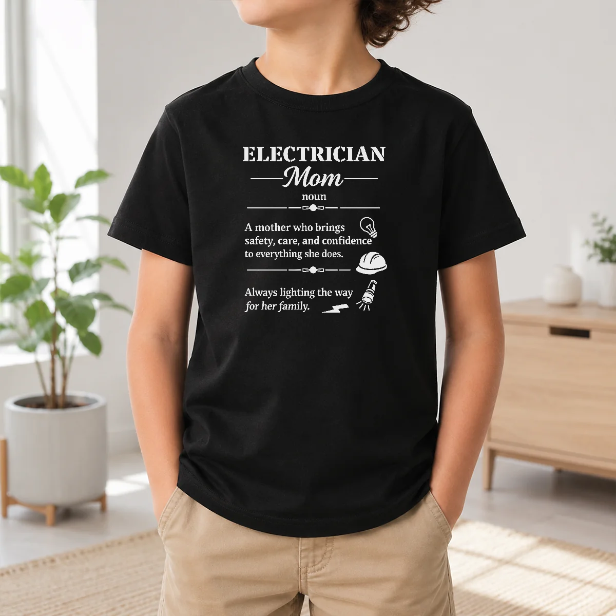 Good Original Electrician Mom Definition Shirt - Image 9