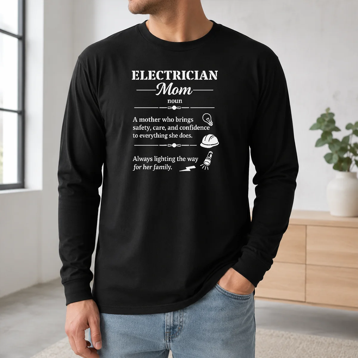 Good Original Electrician Mom Definition Shirt - Image 5