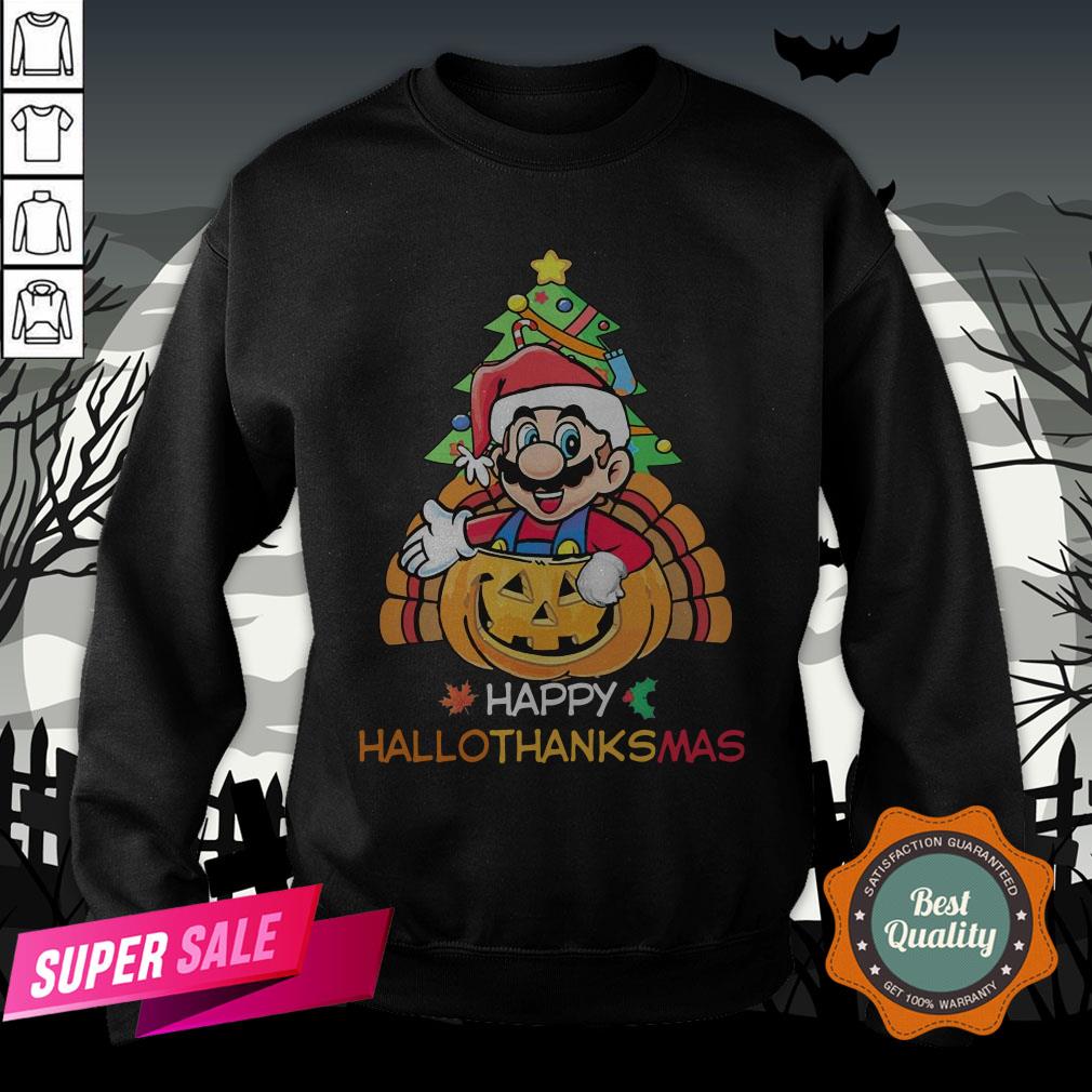 Mario Segale Happy Hallothanksmas Shirt - Image 4