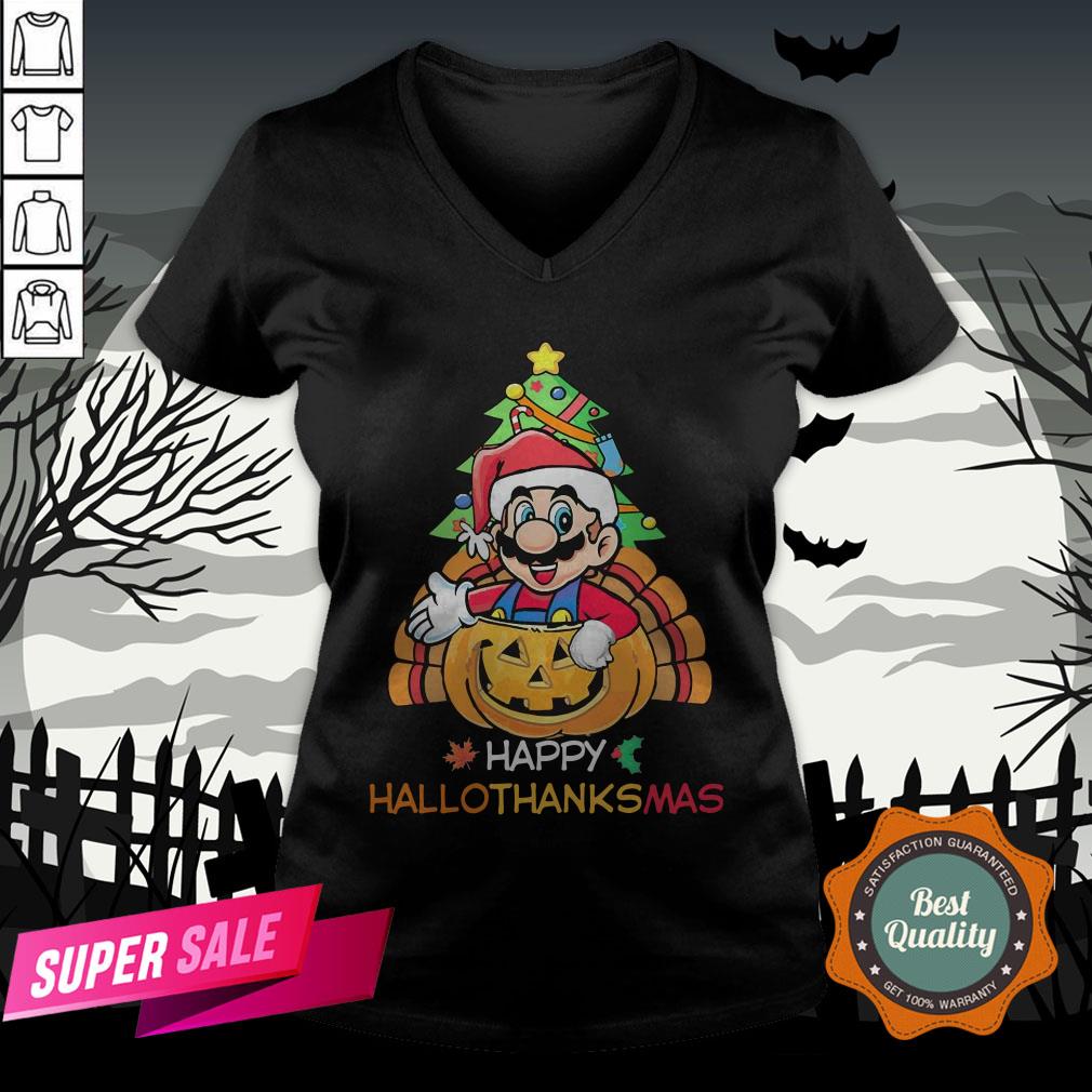 Mario Segale Happy Hallothanksmas Shirt - Image 2