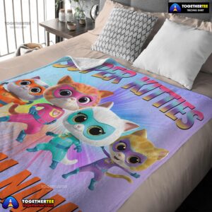 Alternative view of Disney Cartoon Super Kitties Blanket Fleece Customized Blanket