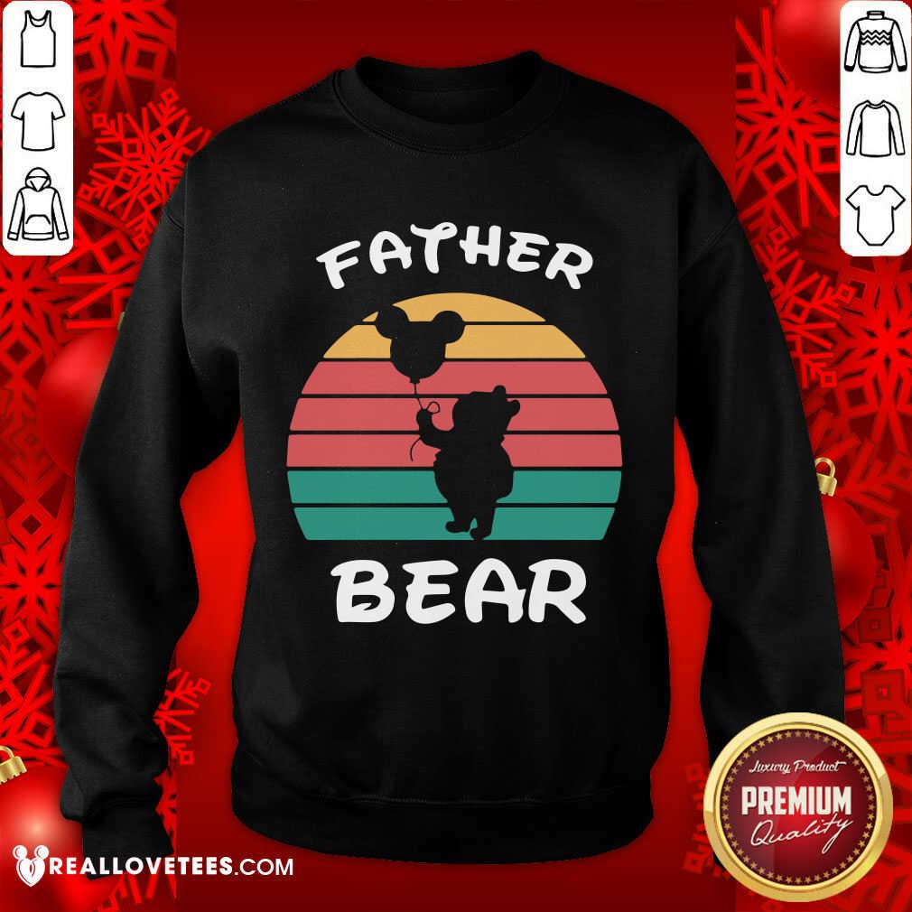 Pretty Father Bear Disney Vintage Retro Shirt - Image 3
