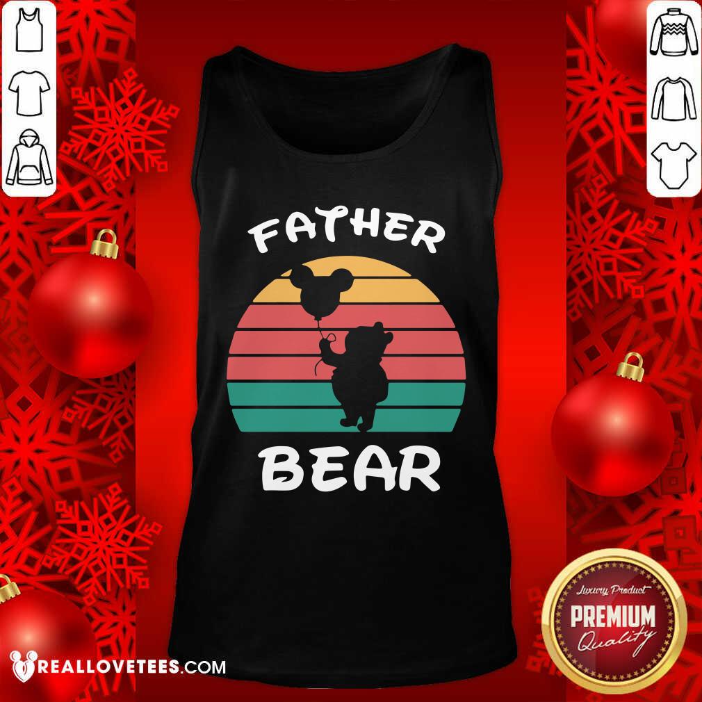 Pretty Father Bear Disney Vintage Retro Shirt - Image 2