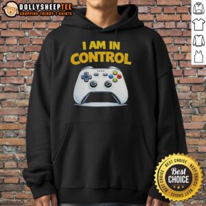 Alternative view of Top I Am In Control Game T-Shirt