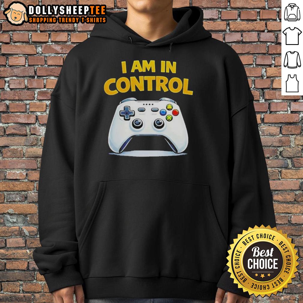 Top I Am In Control Game T-Shirt - Image 2