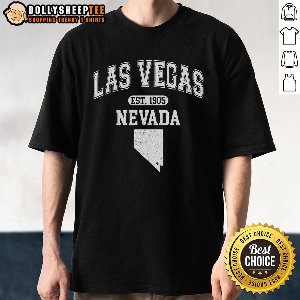 Top Las Vegas Nevada Est 1905 Varsity T-Shirt