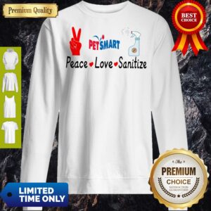 Alternative view of Petsmart Peace Love Sanitize Shirt