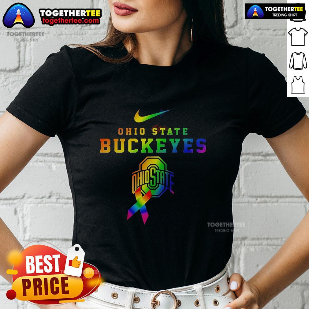 Awesome Ohio State Buckeyes Fight Cancer In All Colors T-Shirt - Image 3