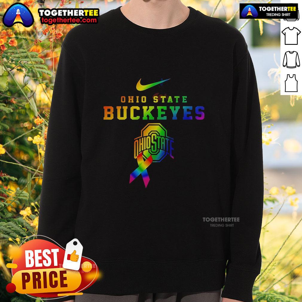 Awesome Ohio State Buckeyes Fight Cancer In All Colors T-Shirt - Image 5