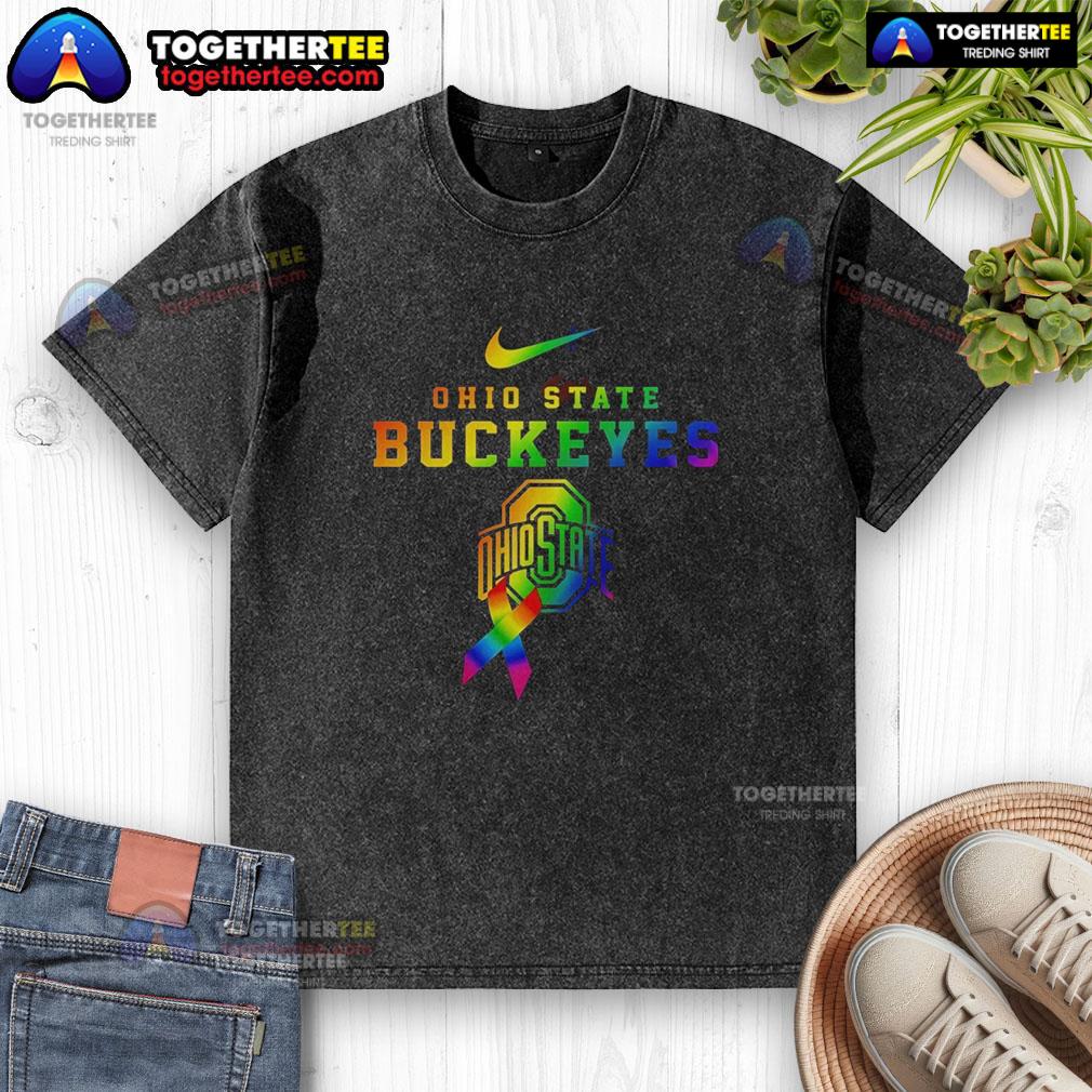 Awesome Ohio State Buckeyes Fight Cancer In All Colors T-Shirt - Image 6