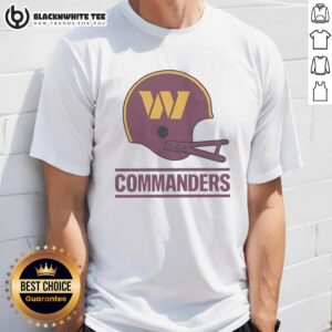 Top Washington Commanders Football Logo In Big Helmet T-Shirt