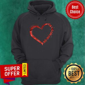 Alternative view of Stroke Awareness Red Heart Shirt