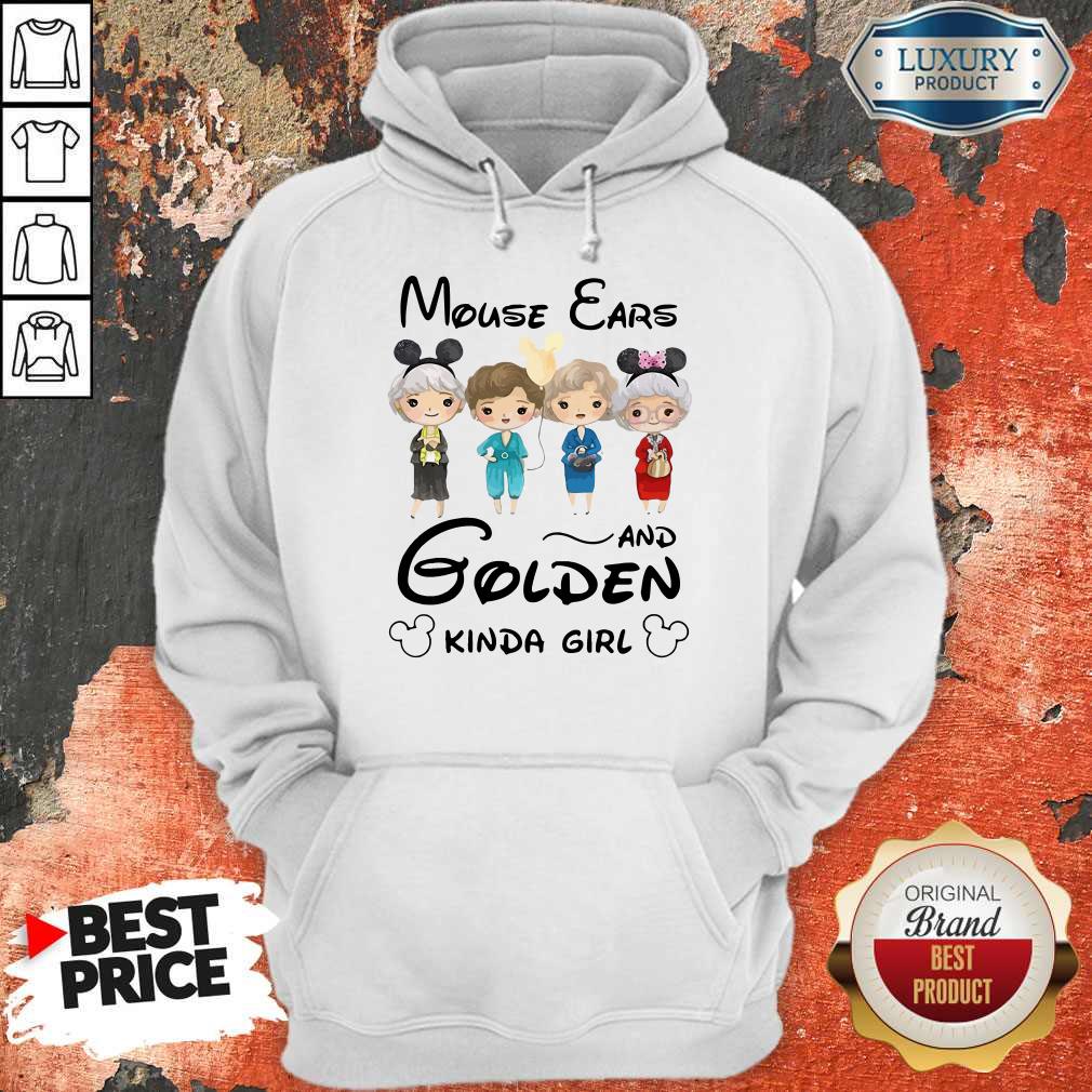 Mouse Ears And Golden Kinda Girl Shirt - Image 2