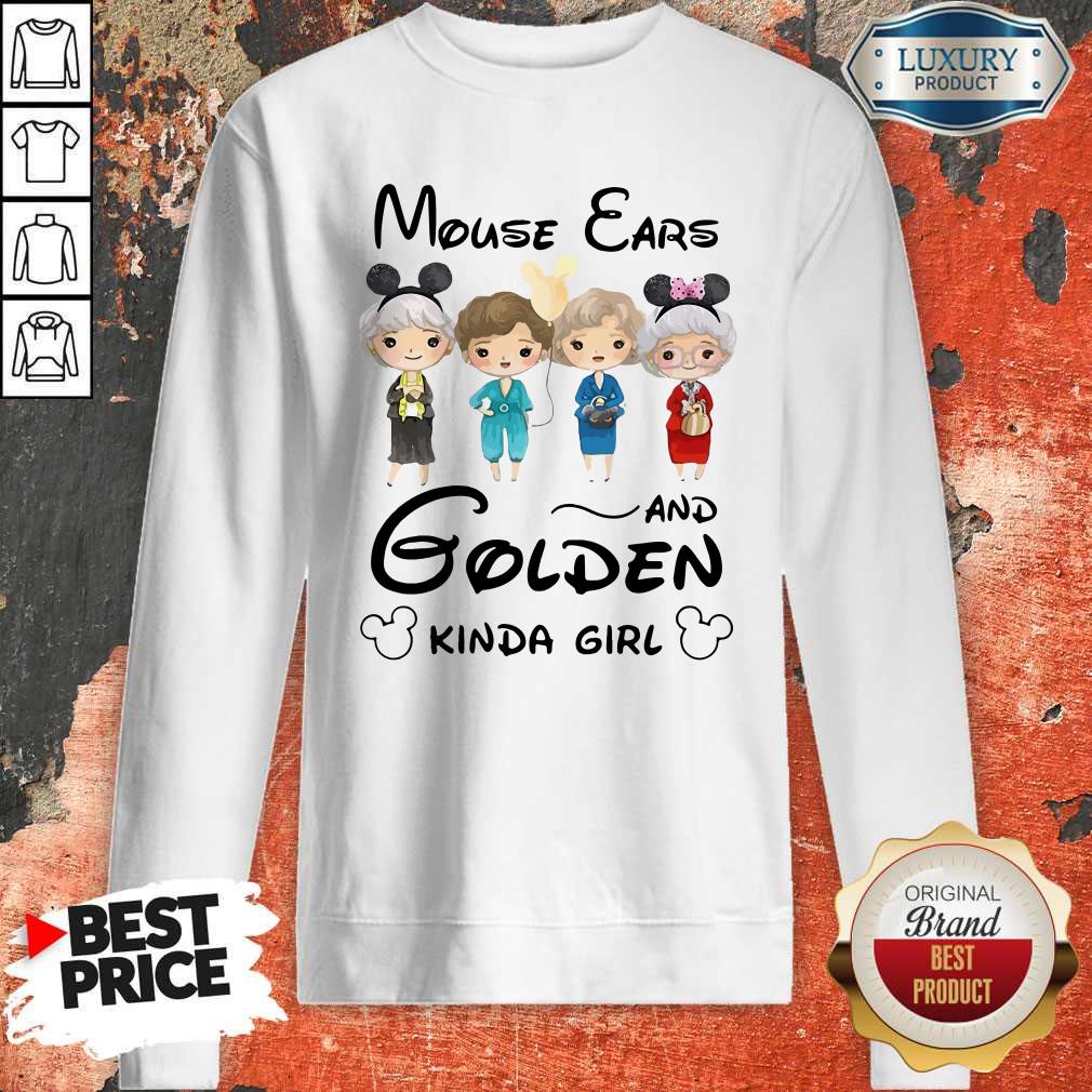 Mouse Ears And Golden Kinda Girl Shirt - Image 4
