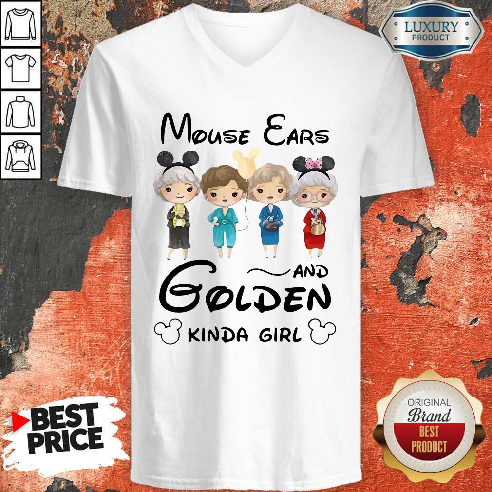 Mouse Ears And Golden Kinda Girl Shirt - Image 5