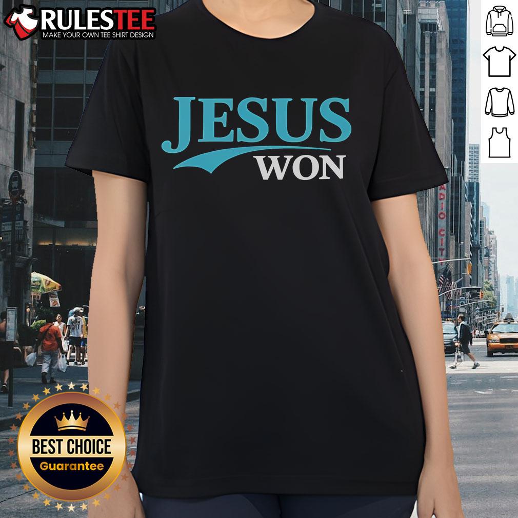 Official Jesus Won Kyle Stowers Surreal Walk-Off T-Shirt - Image 3