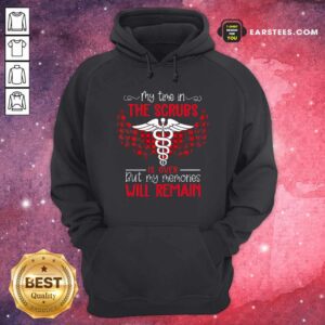 Alternative view of Happy Retired Nurse My Time In The Scrubs Is Over But My Memories Will Remain Shirt