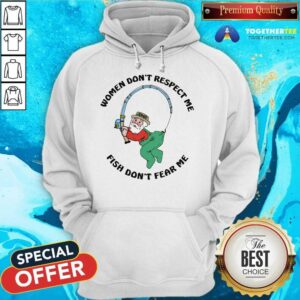 Alternative view of Happy Women Don't Respect Me Fish Don't Fear Me T-Shirt