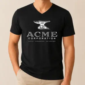 Alternative view of Hot ACME Corporation Anvils Explosives Detonators Shirt
