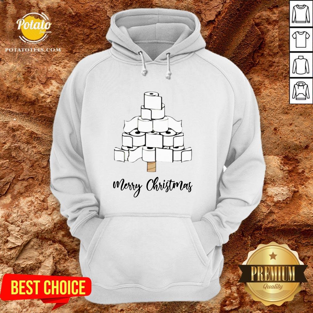Funny Toilet Paper Christmas Tree Shirt - Image 5