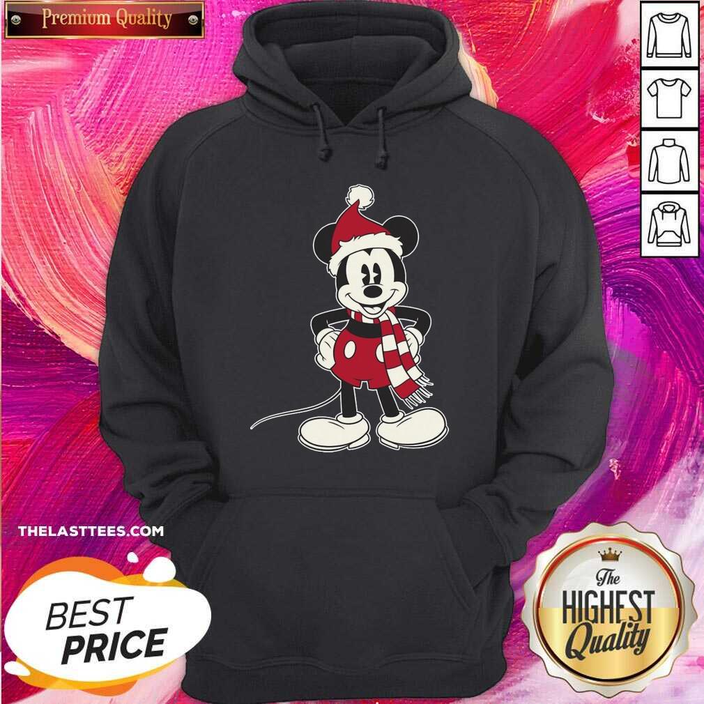 Great Mickey Mouse Santa Hat Merry Christmas Shirt - Image 5