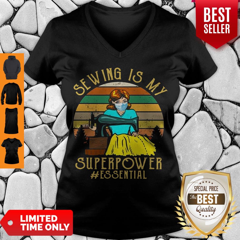 Hot Sewing is My Superpower Essential Quilting Sewer Shirt - Image 5