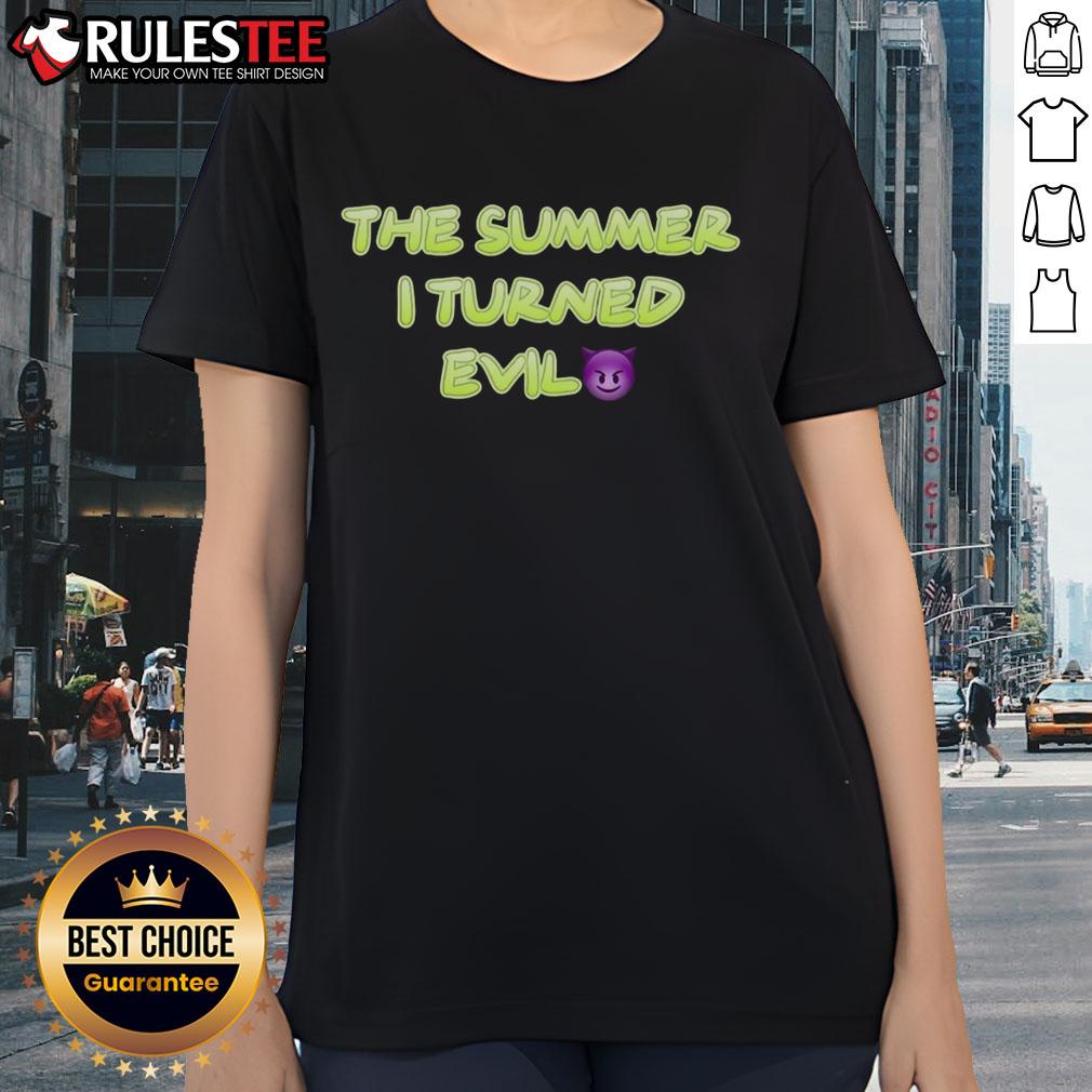 Funny The Summer I Turned Evil T-Shirt - Image 3