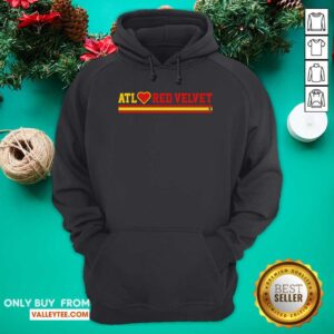 Alternative view of ATL Love Red Velvet Atlanta Basketball Shirt