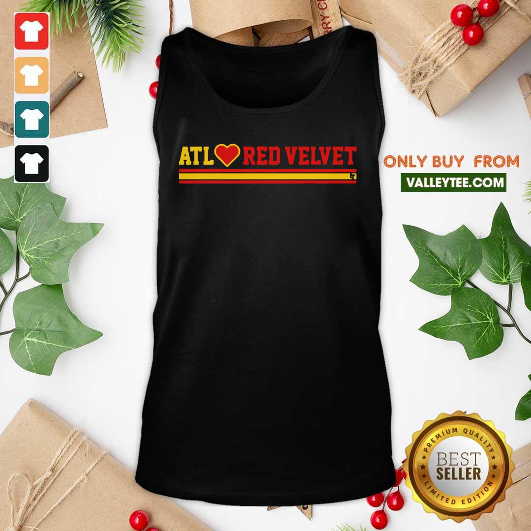 ATL Love Red Velvet Atlanta Basketball Shirt - Image 3