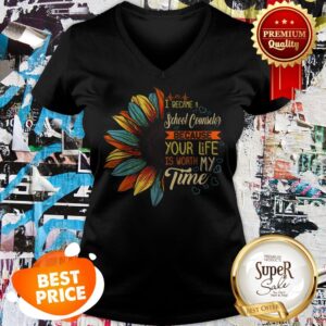Alternative view of Nice I Became A School Counselor Because Your Life Is Worth My Time Shirt
