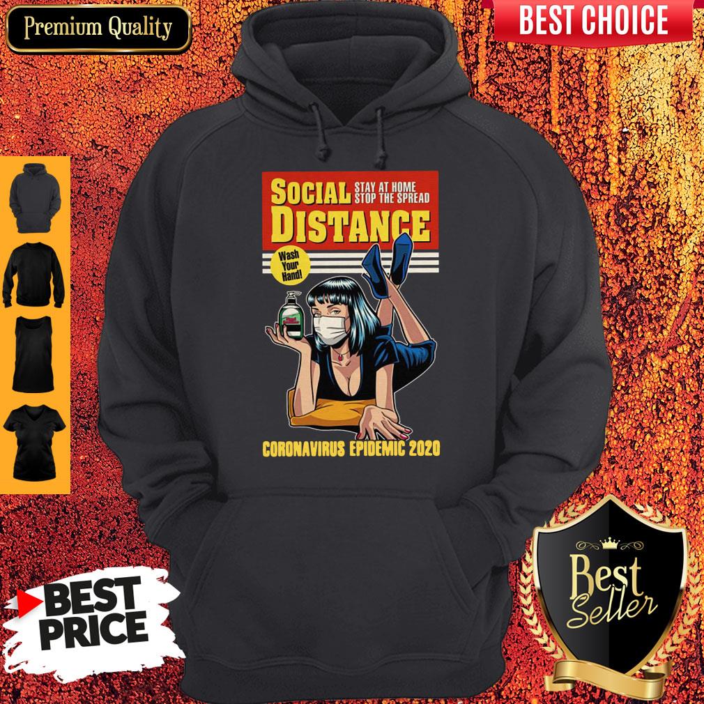 Original Social Distance Stay At Home Stop The Spread Corona Virus Epidemic 2020 Shirt - Image 2