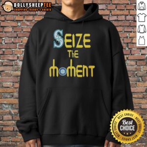Alternative view of Cute Seize The Moment Seattle Mariners Baseball Logo T-Shirt