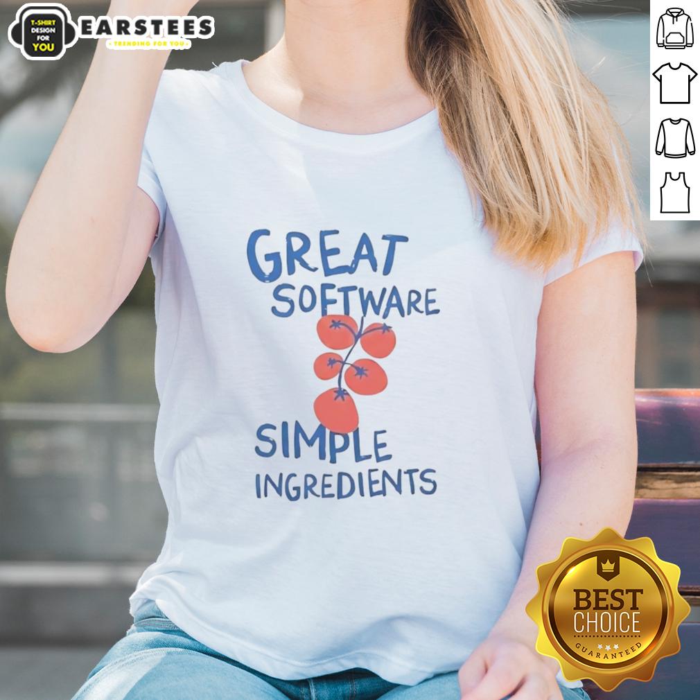 Top Great Software Simple Ingredients T-Shirt - Image 3