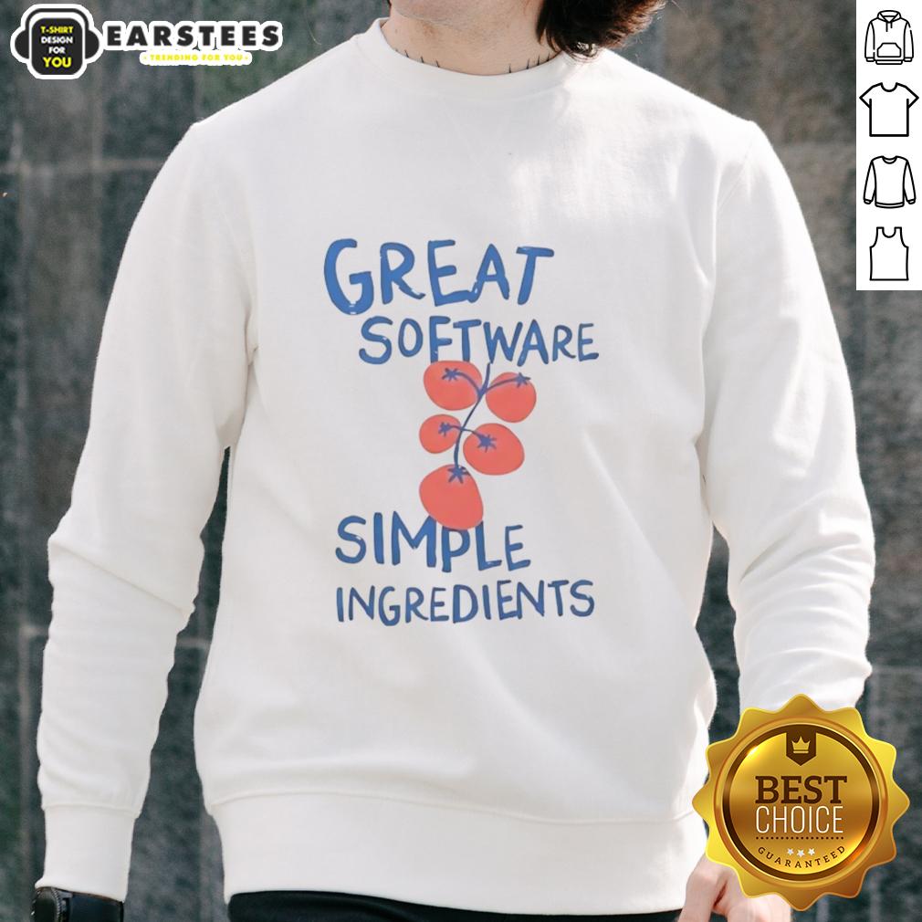Top Great Software Simple Ingredients T-Shirt - Image 5